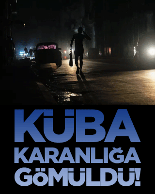 Küba karanlığa gömüldü!