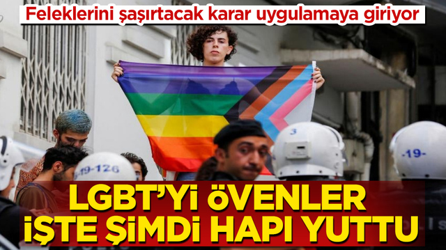 LGBT&rsquo;yi &ouml;venler işte şimdi hapı yuttu! Feleklerini şaşırtacak karar uygulamaya giriyor