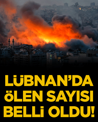 Lübnan'da ölen sayısı belli oldu!