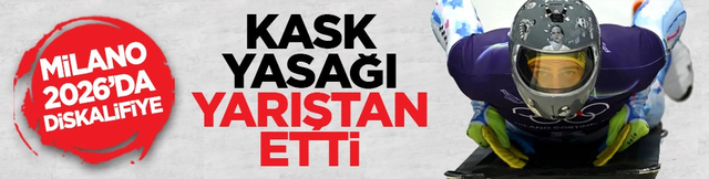Milano 2026&rsquo;da diskalifiye: Kask yasağı yarıştan etti