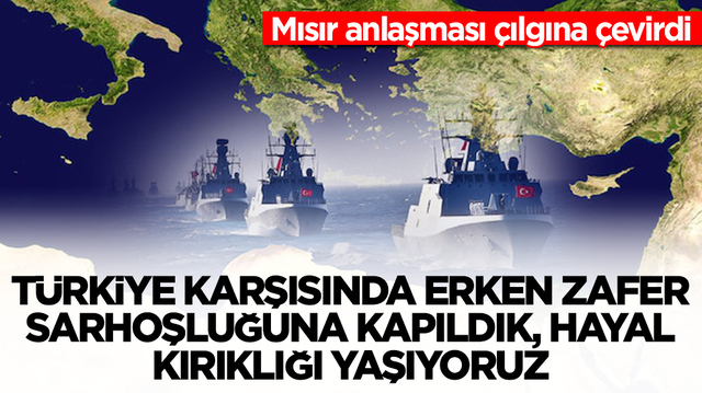Mısır anlaşması &ccedil;ılgına &ccedil;evirdi: T&uuml;rkiye karşısında erken zafer sarhoşluğuna kapıldık, hayal kırıklığı yaşıyoruz
