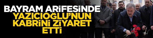 Mustafa Destici, Alperenlerin b&uuml;y&uuml;k liderini ziyaret etti