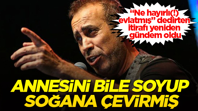 &ldquo;Ne hayırlı(!) evlatmış&rdquo; dedirten itirafı yeniden g&uuml;ndem oldu! Haluk Levent, annesini bile soyup soğana &ccedil;evirmiş