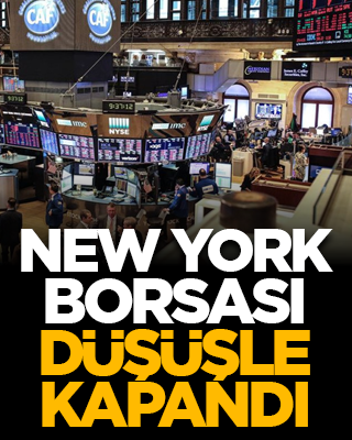 New York borsası'nda düşüş