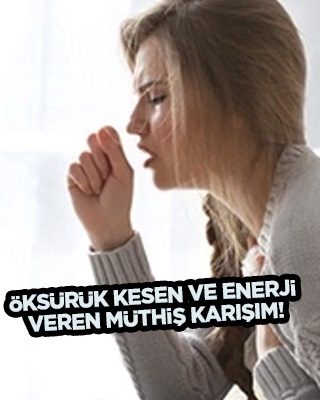 Öksürük kesen ve enerji veren müthiş karışım!