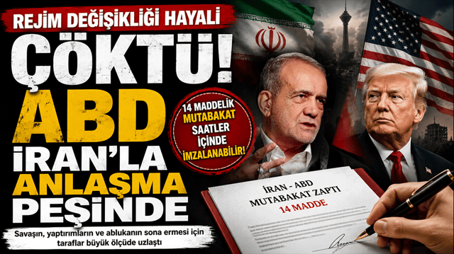 Rejim Değişikliği Hayali &Ccedil;&ouml;kt&uuml;! ABD İran'la Anlaşma Peşinde