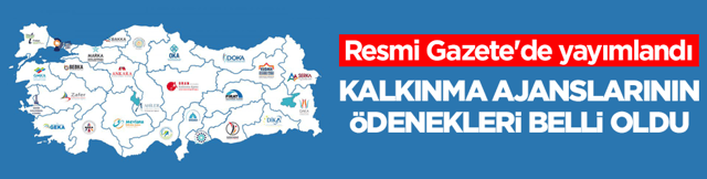 Resmi Gazete'de yayımlandı! Kalkınma ajanslarının &ouml;denekleri belli oldu