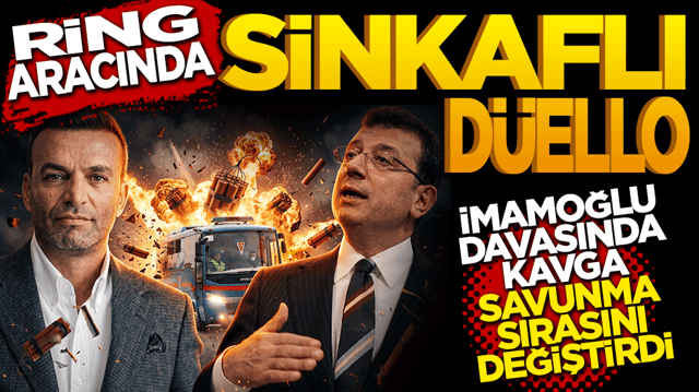 Ring Aracında "Sinkaflı" D&uuml;ello: İmamoğlu Davasında Kavga Savunma Sırasını Değiştirdi!