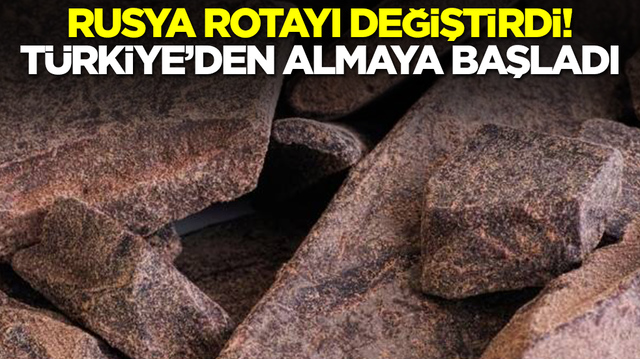 Rusya rotayı değiştirmek zorunda kaldı! T&uuml;rkiye'den almaya başladı