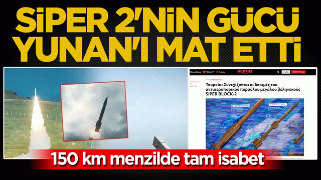 Siber 2&rsquo;nin g&uuml;c&uuml; Yunan&rsquo;ı mat etti: 150 km menzilde tam isabet!