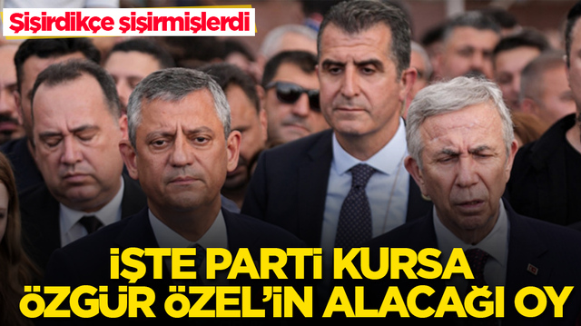 Şişirdik&ccedil;e şişirmişlerdi! İşte parti kursa, &Ouml;zg&uuml;r &Ouml;zel&rsquo;in alacağı oy