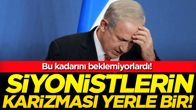 Siyonistlerin karizması yerle bir! Bu kadarını beklemiyorlardı!