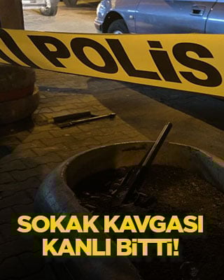Sokak kavgası kanlı bitti!