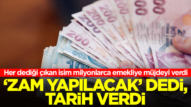 Tahminlerinde asla yanılmayan isim milyonlarca emekliye m&uuml;jdeyi verdi: 'Zam yapılacak' dedi tarih verdi