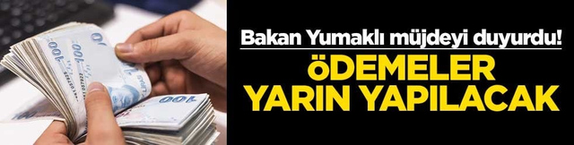 Tarım ve Orman Bakanı İbrahim Yumaklı m&uuml;jdeyi duyurdu! &Ouml;demeler yarın yapılacak