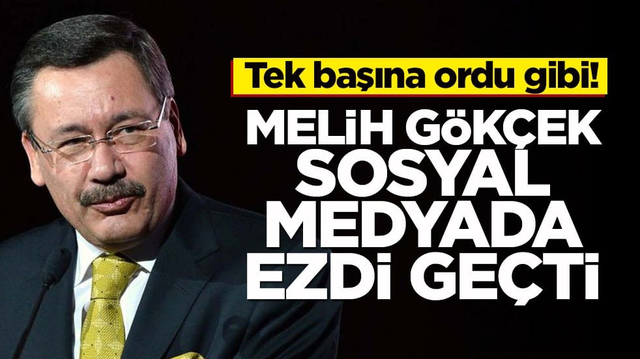 Tek başına ordu gibi! Melih G&ouml;k&ccedil;ek sosyal medyada ezdi ge&ccedil;ti