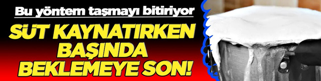 Tencere detayına dikkat! S&uuml;t kaynatırken başında beklemeye son! Bu y&ouml;ntem taşmayı anında durduruyor!