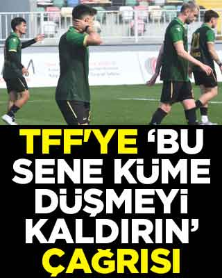 TFF'ye dikkat çeken çağrı! 