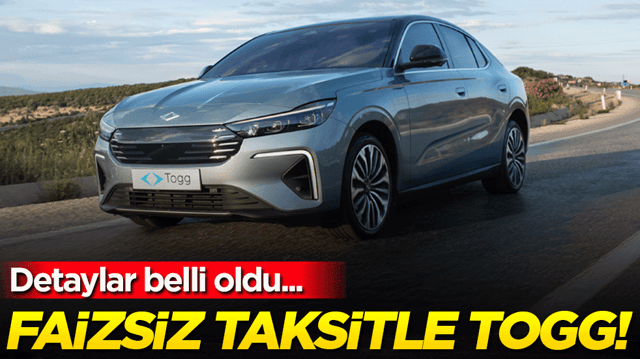 TOGG resmen duyurdu: Faizsiz taksitle otomobil!
