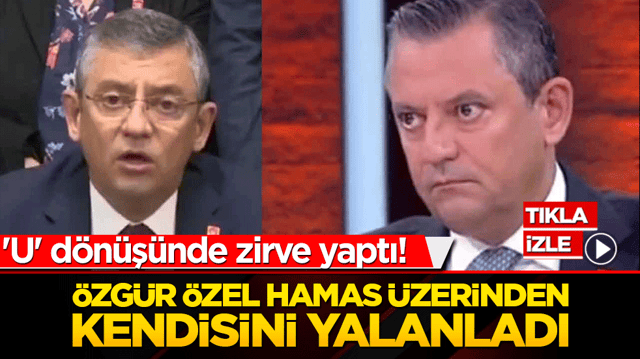 'U' d&ouml;n&uuml;ş&uuml;nde zirve yaptı! &Ouml;zg&uuml;r &Ouml;zel Hamas &uuml;zerinden kendisini yalanladı