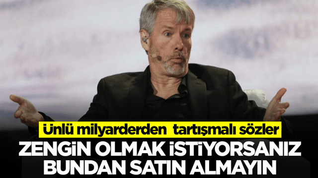&Uuml;nl&uuml; milyarderden &ccedil;ok konuşulacak s&ouml;zler: Zengin olmak istiyorsanız bundan almayn