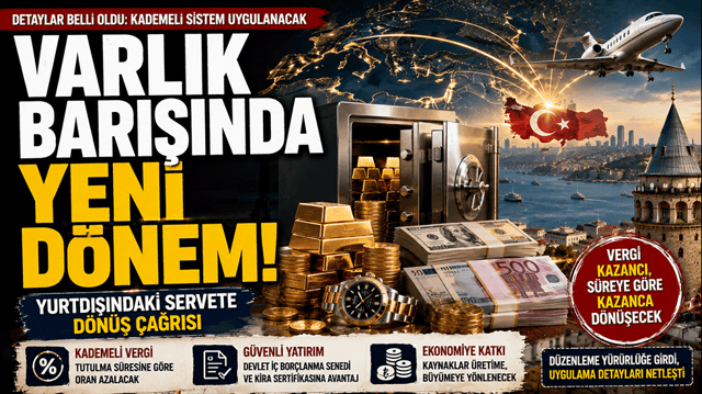 Varlık barışında yeni d&ouml;nem! Yurtdışındaki servete d&ouml;n&uuml;ş &ccedil;ağrısı
