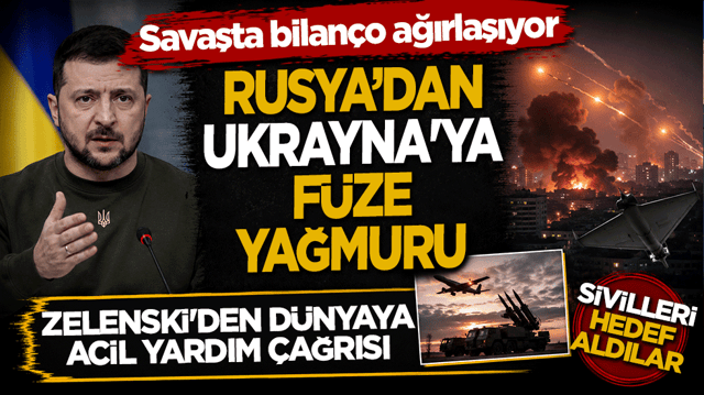 Zelenski, acil destek istedi: Rusya saldırıları yoğunlaştırdı