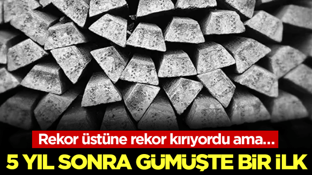 5 yıl sonra g&uuml;m&uuml;şte bir ilk: Rekor &uuml;st&uuml;ne rekor kırıyordu ama&hellip;