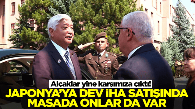 Al&ccedil;aklar yine karşımıza &ccedil;ıktı! Japonya'ya dev İHA satışında masada onlar da var