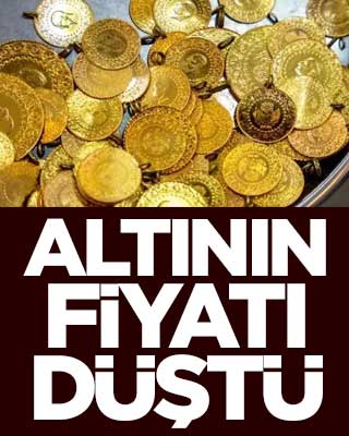Altının fiyatı düştü
