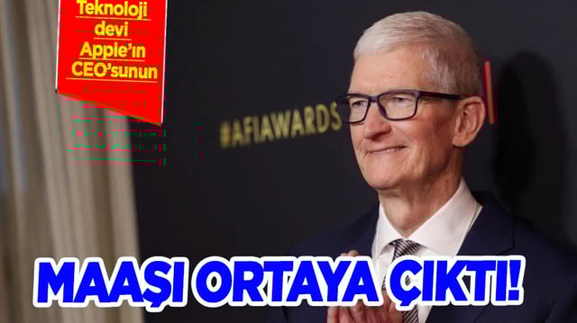  Apple CEO&rsquo;sunun maaşı ortaya &ccedil;ıktı! Tam yıllık bakın ne kadar kazandı! Medya hesaplarımız y&uuml;z&uuml;nden mahremiyeti kalmadı