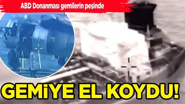 B&ouml;lgede gerilim: ABD, Karayipler&rsquo;de gemiye el koydu! Skandal karar... ABD Donanması gemilerin peşinde! 