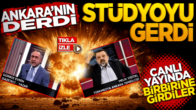 Canlı yayında birbirine girdiler! Ankara&rsquo;nın derdi st&uuml;dyoyu gerdi