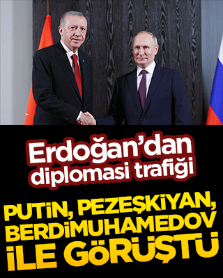 Erdoğan, Pakistan Başbakanı Şahbaz Şerif ile görüştü