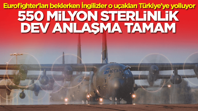 Eurofighter'ları  beklerken İngilizler o u&ccedil;akları T&uuml;rkiye'ye yolluyor: 550 milyon sterlinlik dev anlaşma