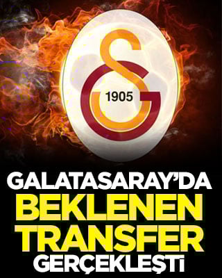 Galatasaray’da beklenen transfer gerçekleşti