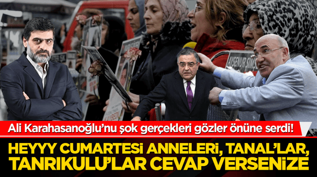 Heyyy Cumartesi Anneleri.. Tanal’lar, Tanrıkulu’lar. Cevap versenize.