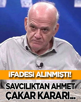İfadesi alınmıştı! Savcılıktan Ahmet Çakar kararı