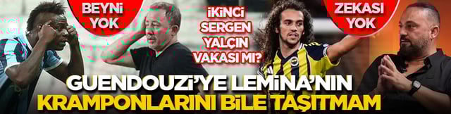 İkinci Sergen-Balotelli vakası mı? Hasan Şaş&rsquo;ın 'Zekası yok' s&ouml;zleri sosyal medyayı salladı: Guendouzi&rsquo;ye Lemina&rsquo;nın kramponlarını bile taşıtmam!
