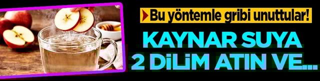 İngilizler bu y&ouml;ntemle gribi unuttu: Kaynar suya 2 dilim atın... Y&uuml;zyıllardır uygulanıyor!