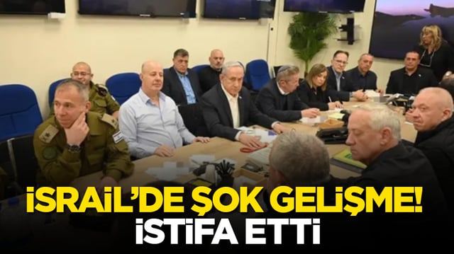 İsrail’de şok gelişme! Netanyahu’nun sağ kolu istifa etti