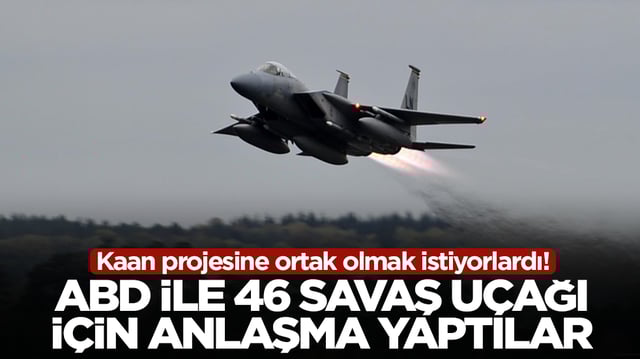 Kaan projesine ortak olmak istiyorlardı!  ABD ile 46 tane savaş uçağı için anlaşma yaptılar
