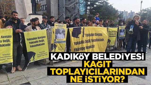 Kadık&ouml;y belediyesi, kağıt toplayıcılarından ne istiyor?