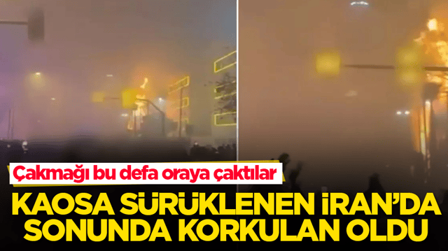 Kaosa s&uuml;r&uuml;klenen İran&rsquo;da, sonunda korkulan oldu! &Ccedil;akmağı bu defa oraya &ccedil;aktılar