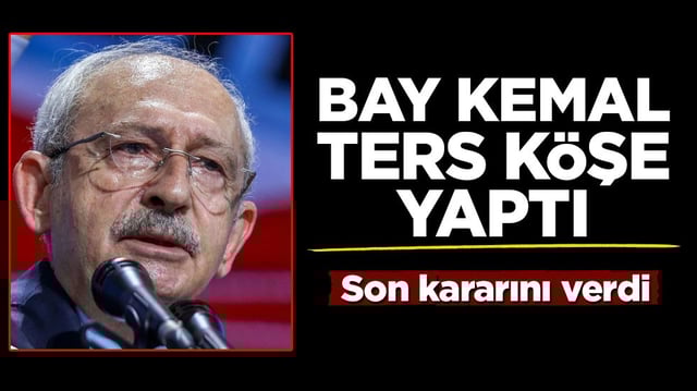 Kılı&ccedil;daroğlu ters k&ouml;şe yaptı! Son kararını verdi