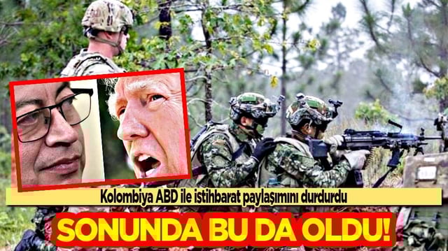 Kolombiya, ABD arasındaki gerilim büyüyor: İstihbarat paylaşımını durdurdu! İlişkin kritik açıklama