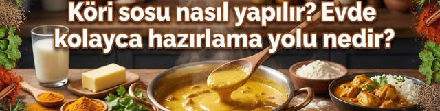 K&ouml;ri sosu nasıl yapılır? Evde kolayca hazırlama yolu nedir?