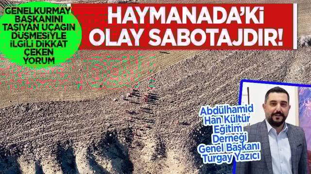 Libyalı yetkilileri taşıyan u&ccedil;ağın d&uuml;şmesiyle ilgili şok detayı verdi! Bu olay Mavi Vatan'a y&ouml;nelik bir mesajdır...