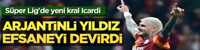 Mauro Icardi Galatasaray tarihine ge&ccedil;ti: Hagi&rsquo;nin rekoru artık onun