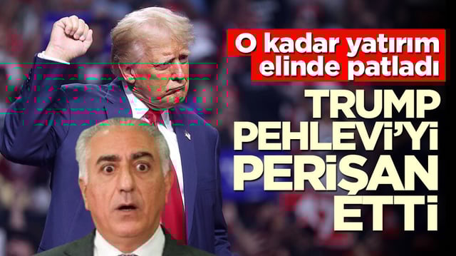 Rejimi yıkıp İran&rsquo;ın başına ge&ccedil;mek istiyordu&hellip; Trump, Pehlevi i&ccedil;in kararını verdi!